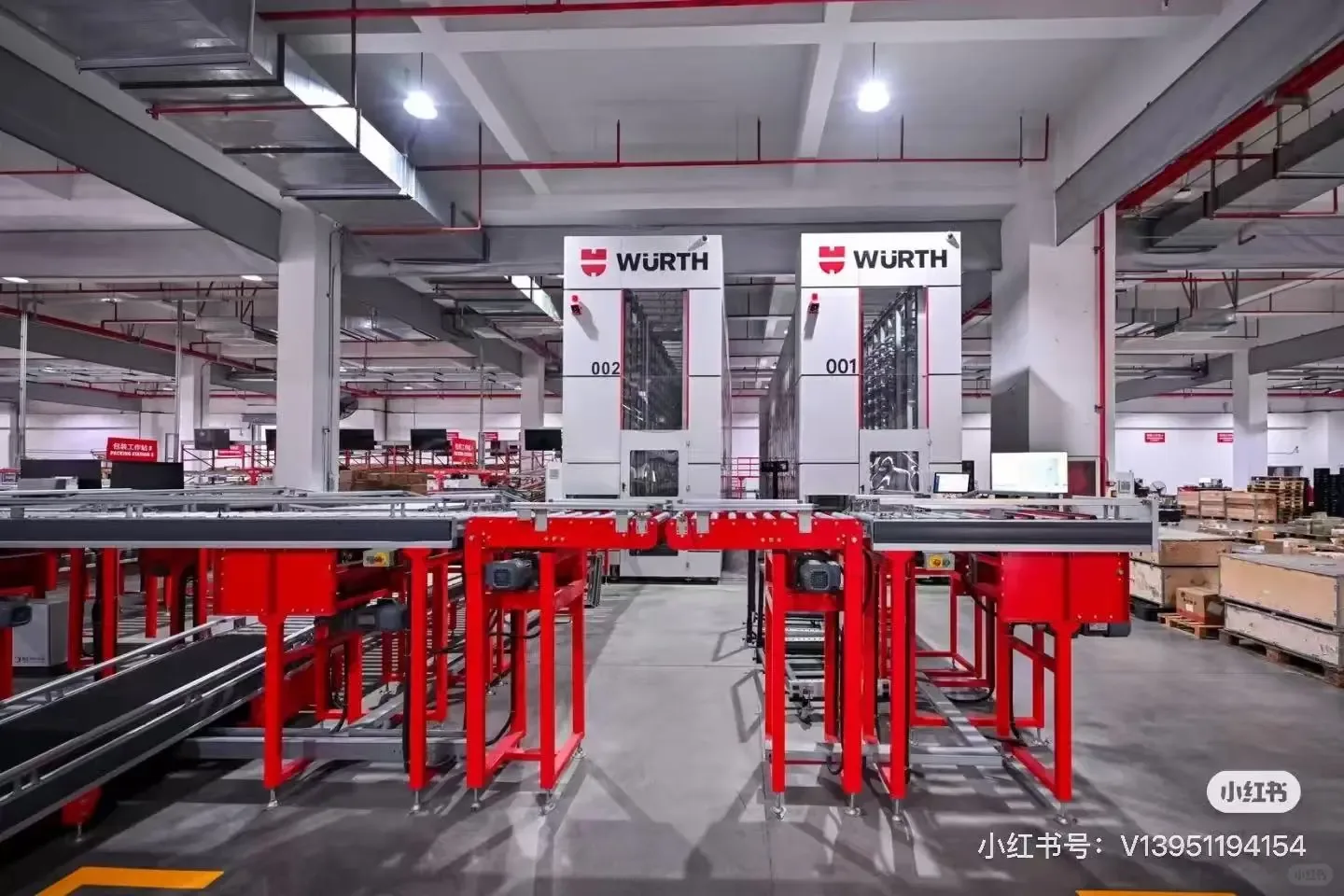 Warehouse conveyor and red automated sorting equipment